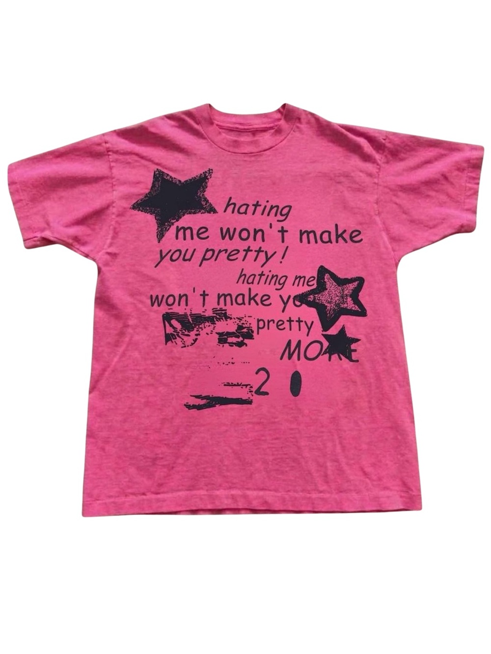 Gildan Girls' Pink Graphic Tee